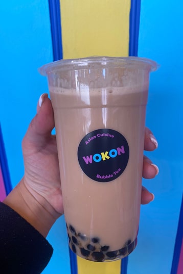 Bubble Tea With Tapioca Balls at Wokon East Wittering